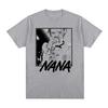Japanese Anime Nana Osaki Pattern Printed Tshirt 2026 Summer Unisexs Womens Oversized Tshirt Fun Shirt Y2K Hiphop Fashion Top