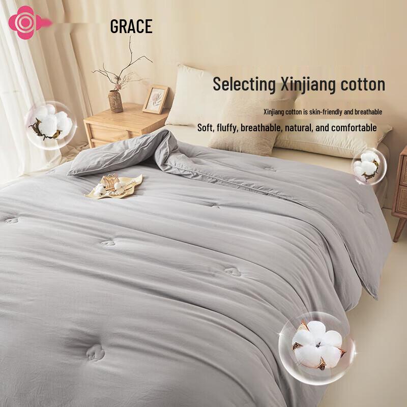 

Jie Li Ya Cloud Warm Cotton-Blend Summer Quilt