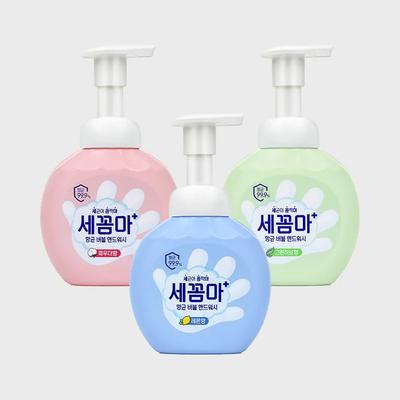 _Secoma Bubble Antibacterial Hand Wash 250ml X 3 (Green Herb/Lemon/Powder) Choose 1