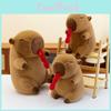 Capybara Stretchable Plush Toy With Pp Cotton Filling For Kids Gift Idea