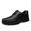 Fashion High Quality New Thick Soled Wear-resistant Men's Leather Casual Shoes Lace Up Oxford Shoes for Men's Outdoor Hiking Shoes