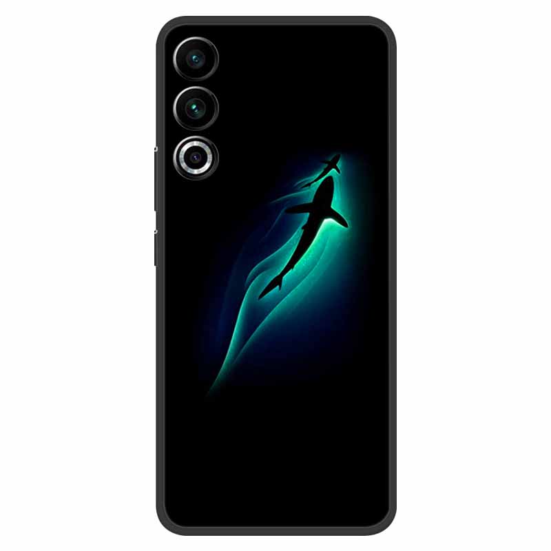 For Meizu 20 Case 6.55" Capa Silicone Painted Soft Black Cover for Meizu 20 2023 Covers Para Meizu20 Coque TPU Protective Shells