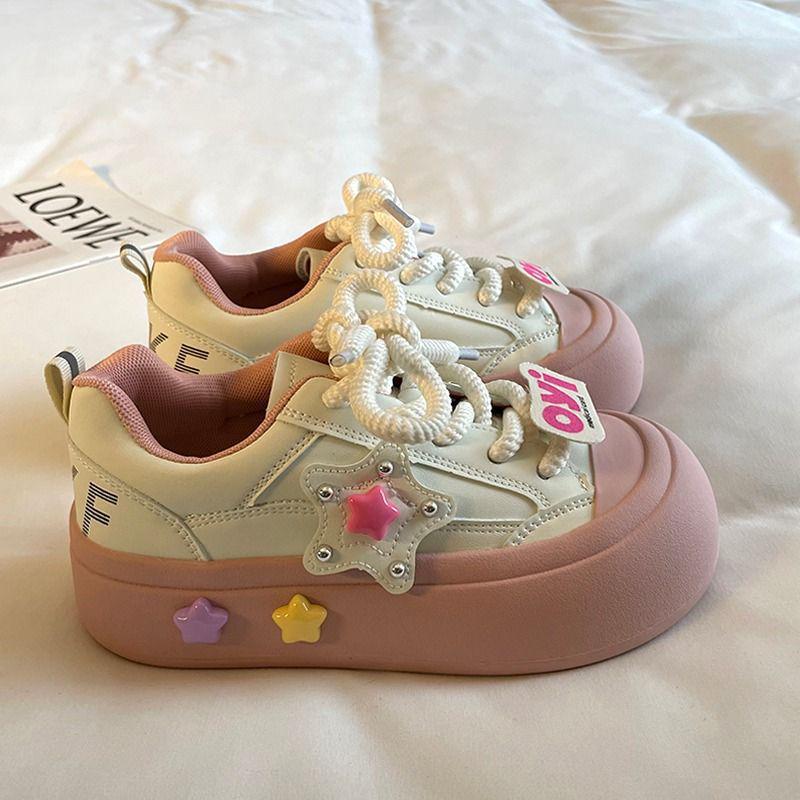 Girls' Trendy Sports Shoes - Spring 2026 Soft Sole Casual Sneakers for Big Kids