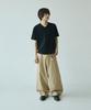 SIGNATURE Summer Wide Curved Dart Cotton Pants [Beige]