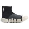 Li Ning Slip Resistant Abrasion Resistant High top Vintage Basketball Shoes Men's Black Gray White AGBP031-1