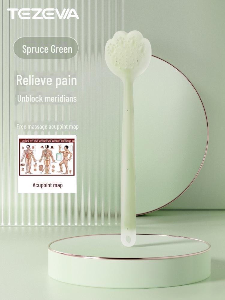 Tezewa Silikon-Massagebrett für Ganzkörper-, Nacken- und Schulter-Meridiantherapie