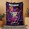 Custom Name Personalized Grand Theft Auto Print Blanket, Home Decor, Bedroom, Sofa, Camping, Couch, Gifts for Birthday Christmas
