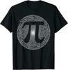 Pi Numbers Spiral Graphic T-shirt
