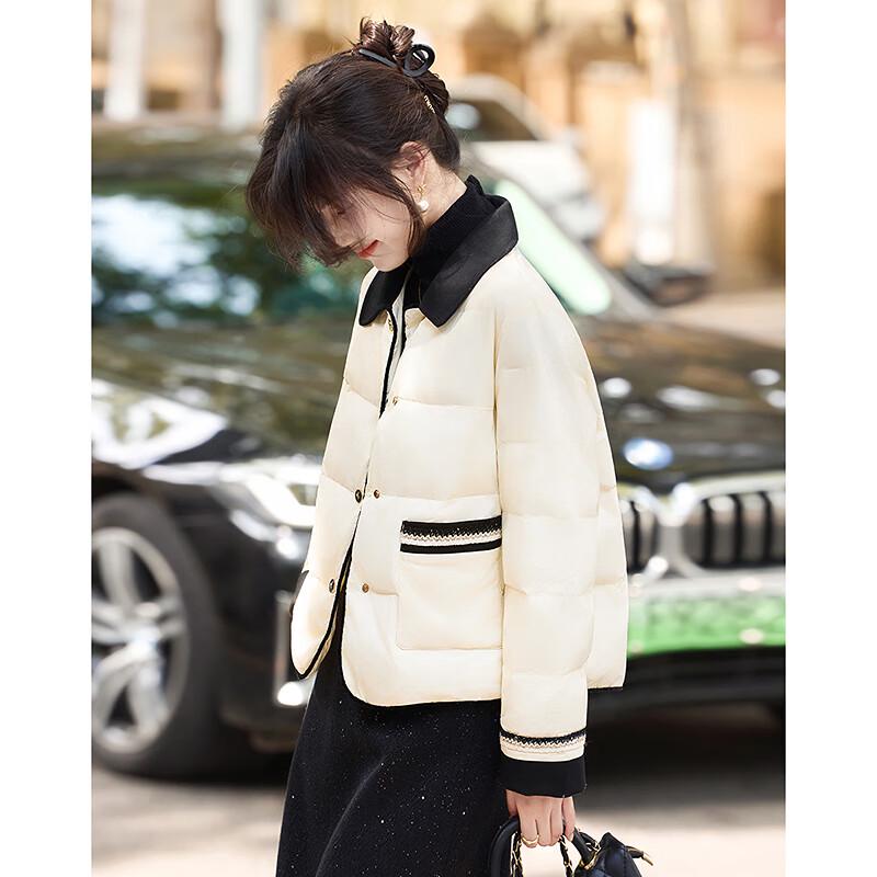 Women's Elegant Colorblock Padded Jacket