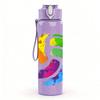 1PC Colorful Volleyball Sport Print 750ml Color Plastic Sports Water Bottle Leakproof Flip Straw Lid Suitable for Sports Office Home Use