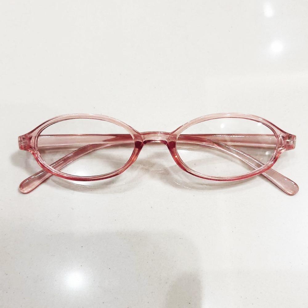 Vintage Y2K Anti Blue-ray Glasses Ins Retro Oval Glasses Lightweight Leopard Print Small Frame Eyewear Women/Men
