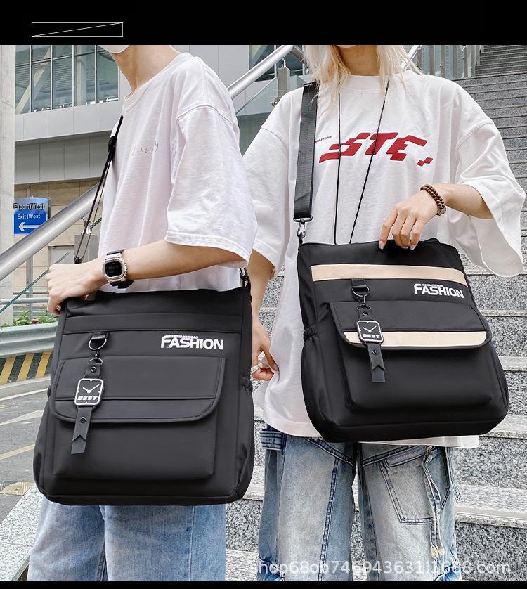 Unisex Durable Tote Bag: Large Capacity, Scratch & Wear-Resistant, Lightweight Crossbody for Students & Professionals.