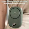 Portable Hanging Neck Fan Digital Display Strong Airflow Low Noise USB Rechargeable Bladeless Mini Cooling Fan