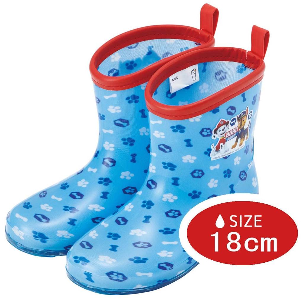 Skater Rain Boots for Paw Patrol 23 with Reflective Children, Design, Size, Tape, 18cm, RIBT18-A