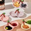 Creative Irregular Ceramic Soy Sauce Dish Korean Style Restaurant Kimchi Dish Home Exquisite Afternoon Tea Fruits Snack Plates