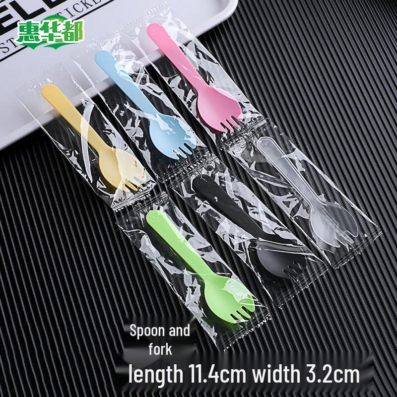 HUIHUADU Einweg-Plastiklöffel