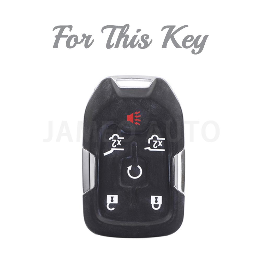 TPU Auto Fernbedienung Schlüssel Fall Abdeckung für GMC Acadia Tahoe Yukon Suburban Silverado Sierra Terrain für Chevrolet Zubehör