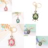 Colorful Cute Turtle Keychain With Sparkling Rhinestones Perfect For Gifts And Accessories