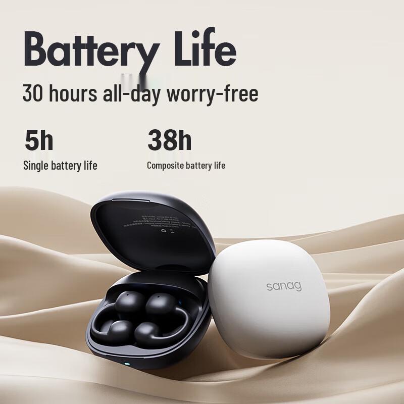 

Saina S-S5S Open-Ear Bone Conduction Bluetooth Earphones