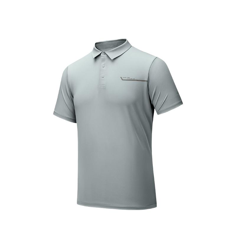 

Anta Breathable Comfortable Simple Letter Versatile Short Sleeve Polo Shirt Men tops 152537106-3 S