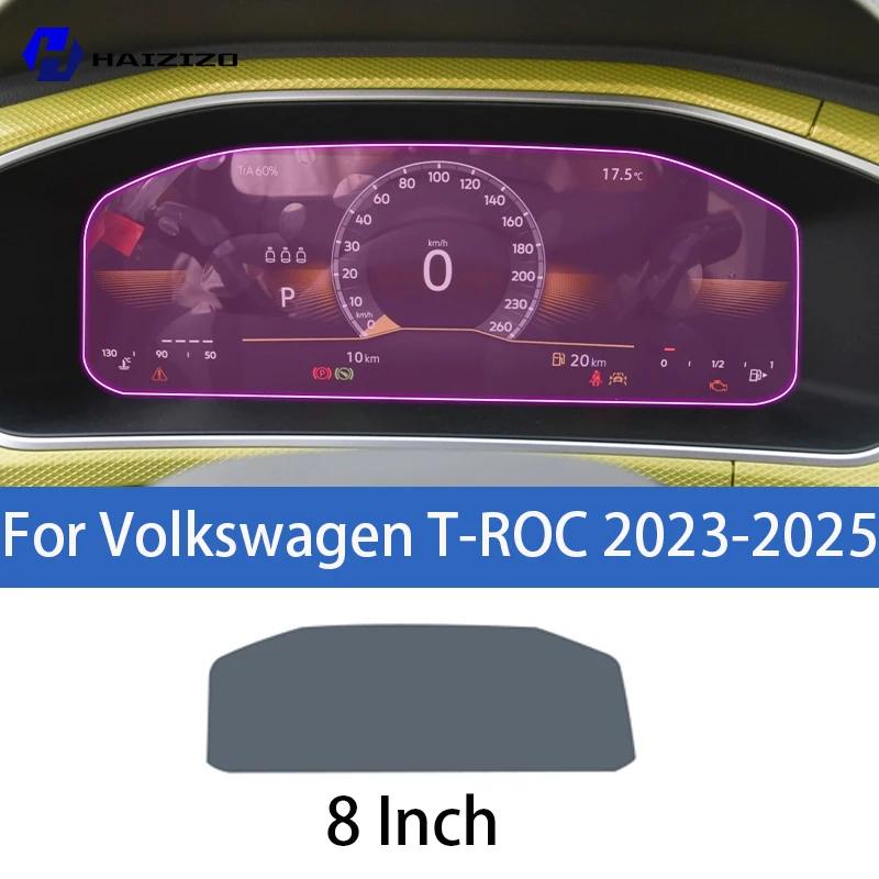 

For Volkswagen T-ROC -2025 Car interior center console protective sticker interior decorative strip TPU protective sticker Left-hand drive