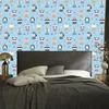 Wallpaper Colorful Animals from a Fairy Tale for the Living Room and Bedroom 50x1000