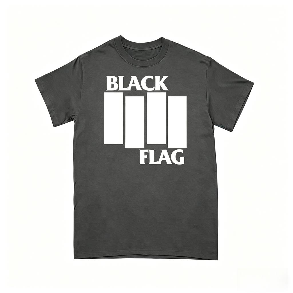 Black Flag American Pure Punk Rock Band Casual Unisex cotton TShirt   Women Brand unisex Outdoor fashion leisure