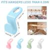 Space Saving Hanger Extender Hooks  Clothes Hanger Connector Hooks Closet Organizer and Storage for Plastic Hangers
