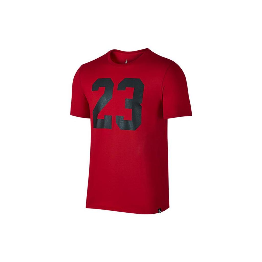 Nike Digital Print Crew Neck Short Sleeve T-Shirt Men Tops Red 908012-687