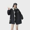 Unisex Love Lamb Plush Jacket: European & American High Street Style, Autumn/Winter Two-Sided Stand Collar Coat