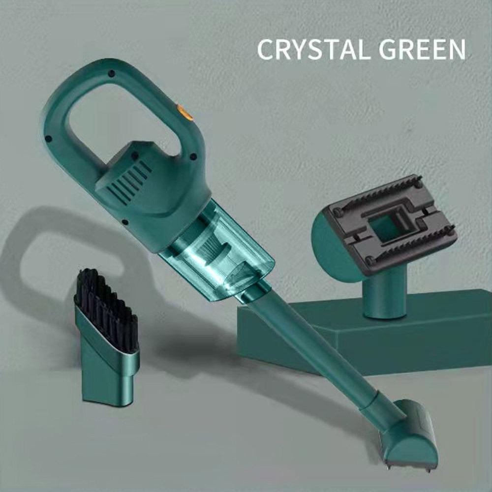 

Автомобильный пылесос высокой мощности Сильное всасывание Маленький пылесос Электрический сборщик пыли Дом зелёный