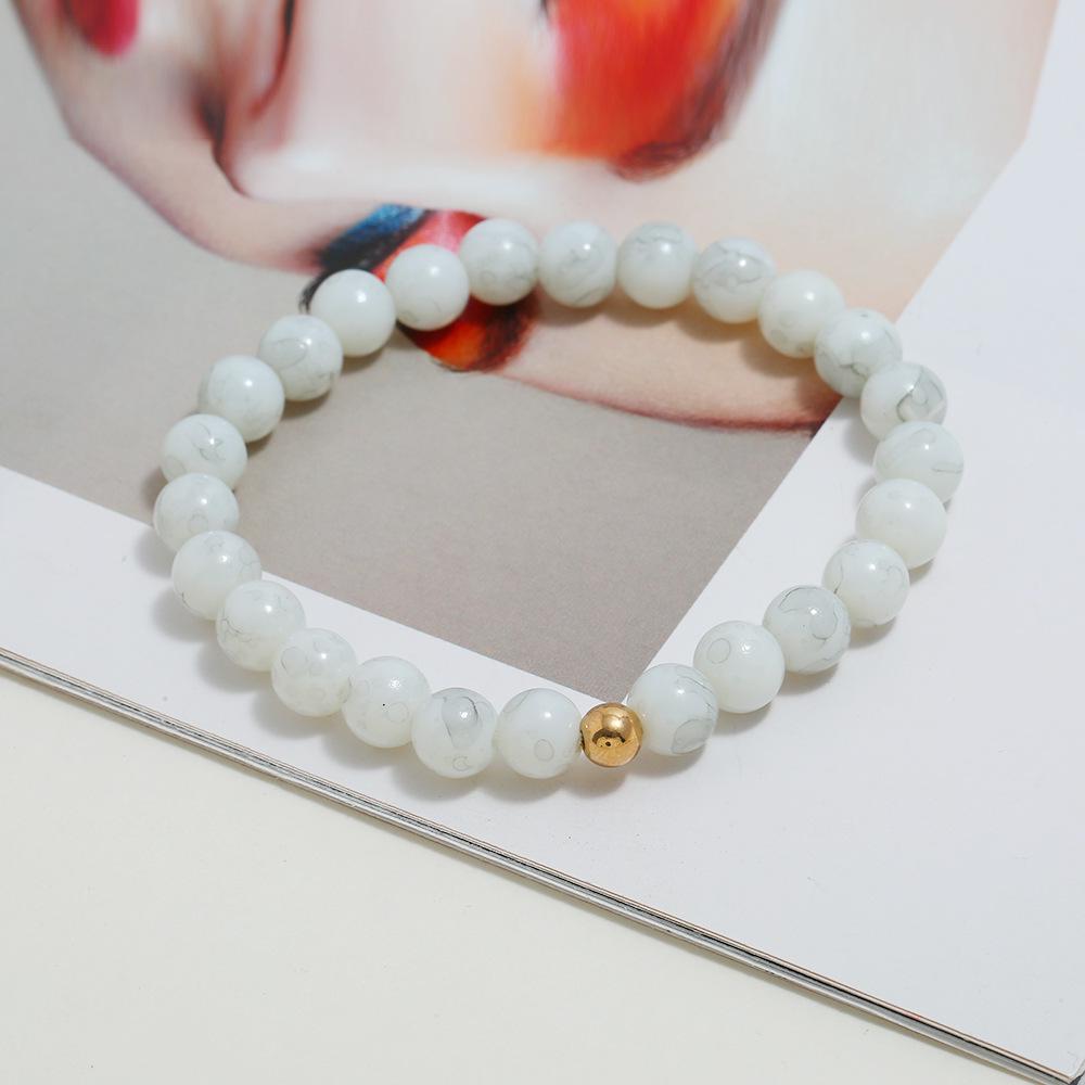 European and American Heart and Earth Beads Bracelet Set - Women's Fashion Street Style