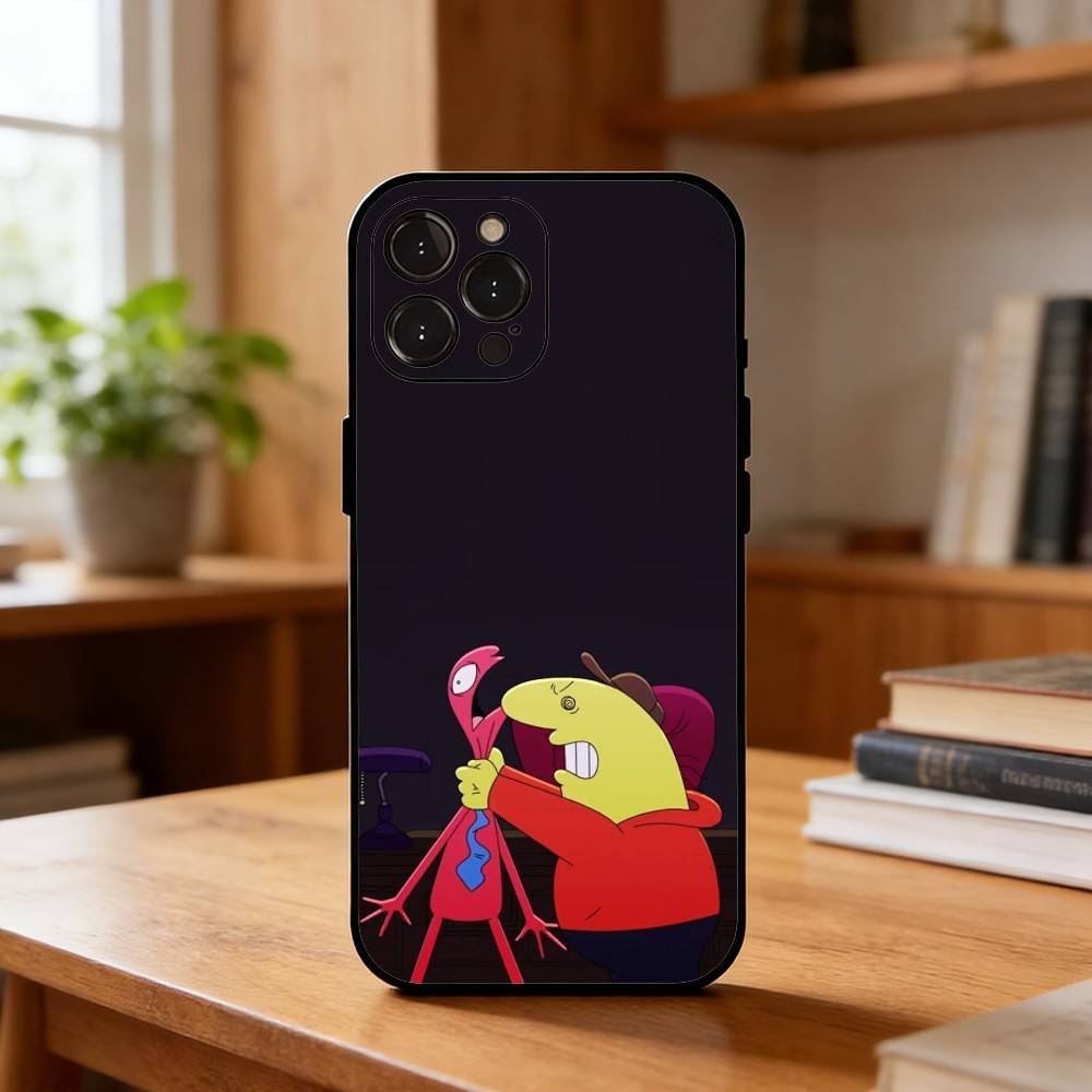 S-Smiling F-Friends Pim Charlie Phone Case For iPhone17,16,15,14,13,12Plus,Pro Max,XS,5G Soft Silicone Black Cover