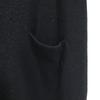 LACOSTE Made in Japan 100% wool Long sleeve V neck one piece 36 black Women Used