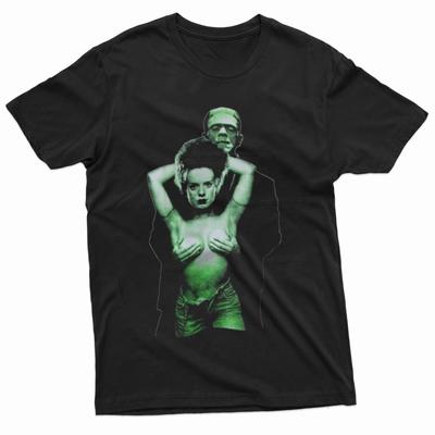 Bride of Frankenstein Horror T-Shir Classic Monster Movie Unisex