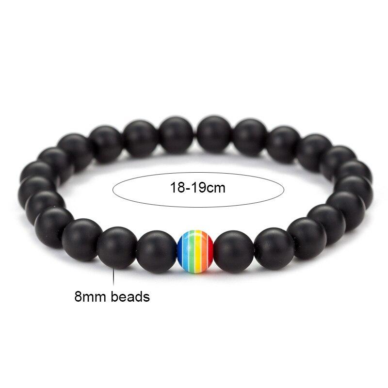 Rainbow Couple Bracelet Men Bileklik Jewelry Bracelets For Women Erkek Bileklik Pulseras Mujer Pulseira Femme Masculina Armband