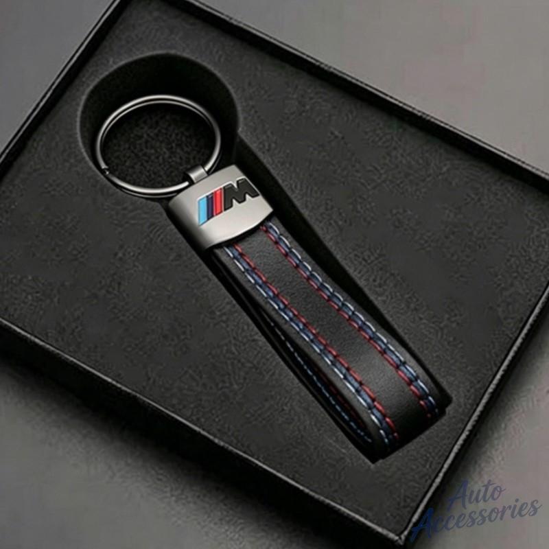 Chaveiro de Couro de Alta Qualidade Com Argola para Chaves com Logo de Carro Adesivo de Carro Para BMW M Power Performance M3 M5 X1 X3 X5 X6 E46 E39 E36 E60 E90 ir2