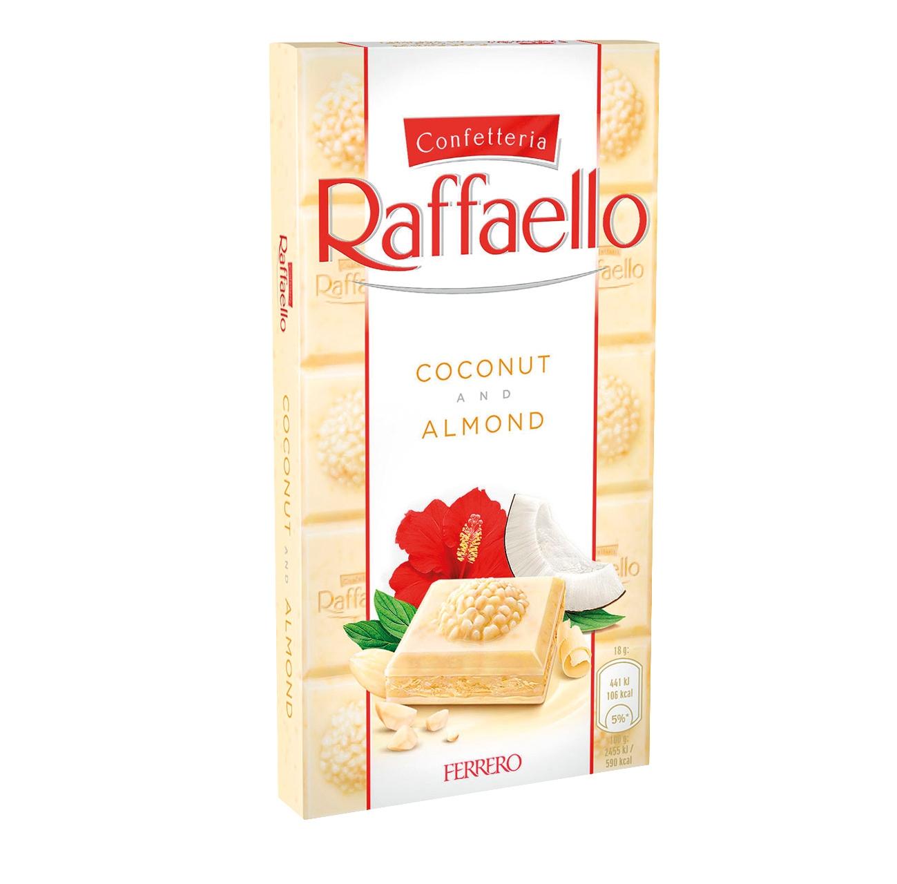 Ferrero Raffaello Witte Chocolade Met Kokosnoot En Amandelvulling 90 90 g