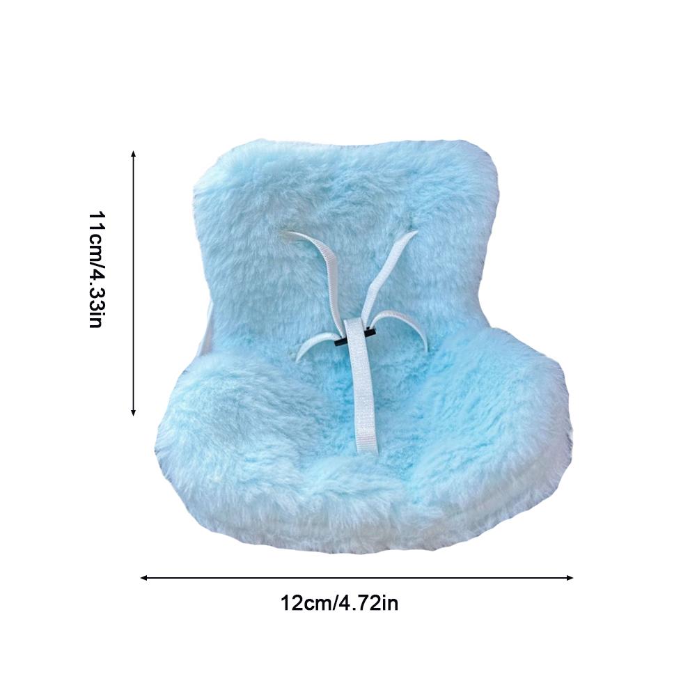 Geeignet für 17 cm süße Puppe, süßer Autosicherheitssitz, Auto-Luftauslass-Dekoration, Auto-Innendekoration, Ornament