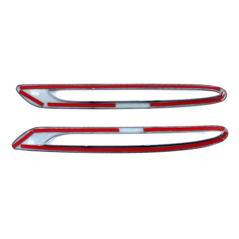 For Mercedes Benz Class C W206 -2025Exterior Car Piece Rear Fiber Carbon Fiber Chrome Fiber Frame Cover Refit