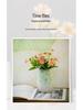 Nordic Ceramic Vase for Living Room Flower Arrangement - Light Luxury Home Decoration and Hydroponic Flower Container.