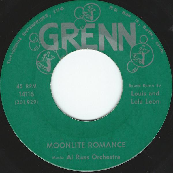 

7inch Record AL RUSS ORCHESTRA - Moonlite Romance 14116 Grenn 1968 US Jazz Used