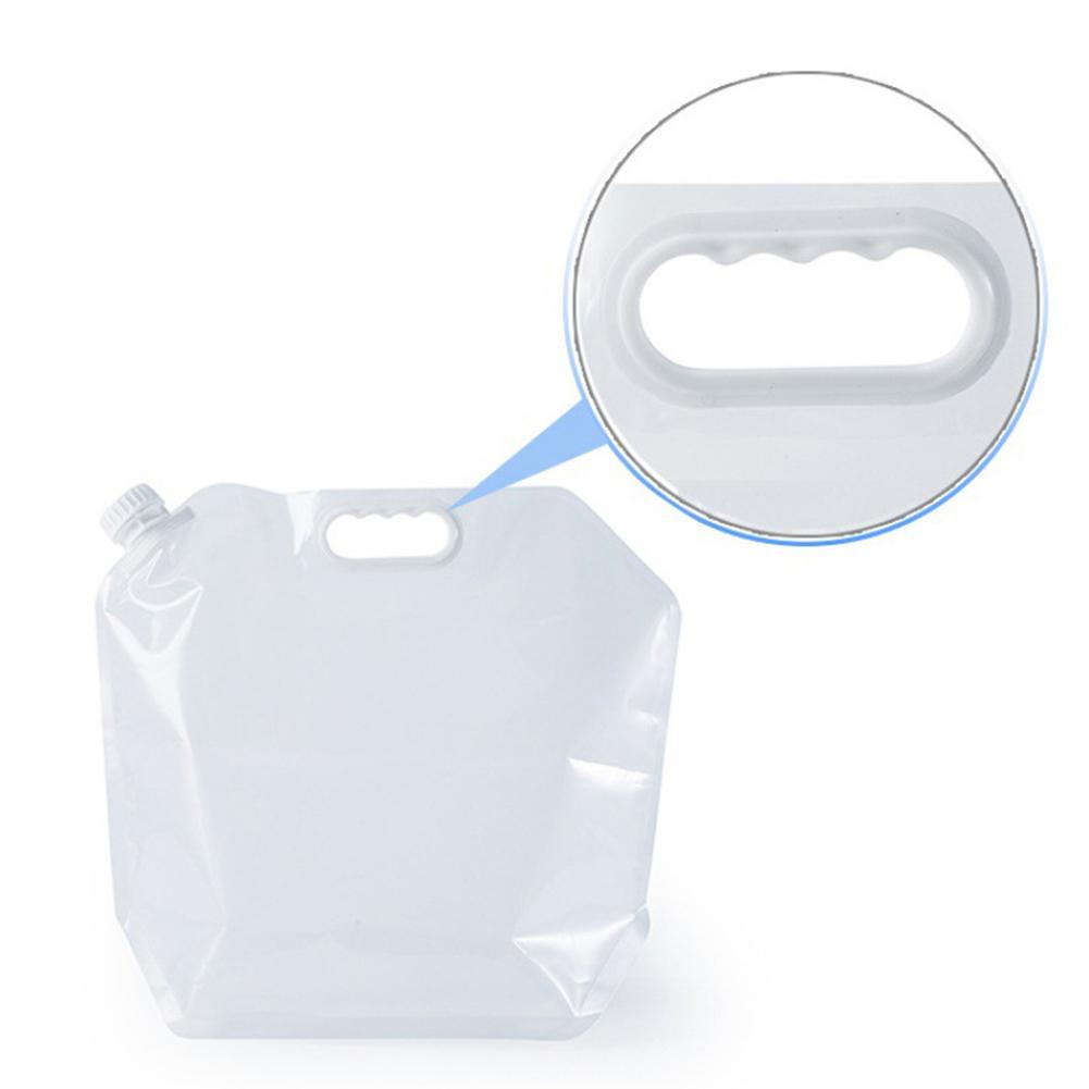 5/10l Portable Folding Water Bags Large Capacity Outdoor Travel Camping Water Container Water Storage Bucket