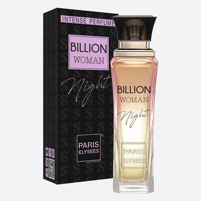 Billion Woman Night Elegantní a ušlechtilá květinová / ovocná vůně Toaletní voda přírodní sprej pro ženy
