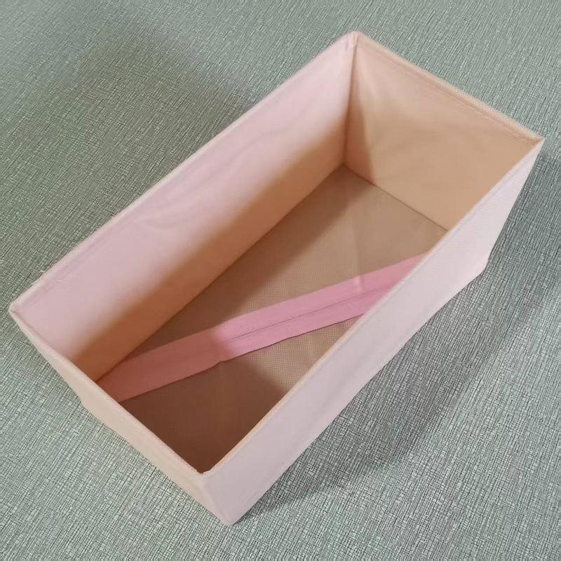Stoff-Aufbewahrungsbox für Socken, Unterwäsche und BHs - Deckellos, Waschbar und Faltbarer Organizer