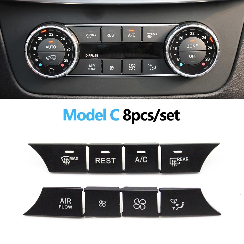 Car Console AC Heater Climate Control Switch Button For BENZ ML GL GLE GLS W166 X166 W292 ML350 ML550 GL350 GL450 GLE400 GLS450