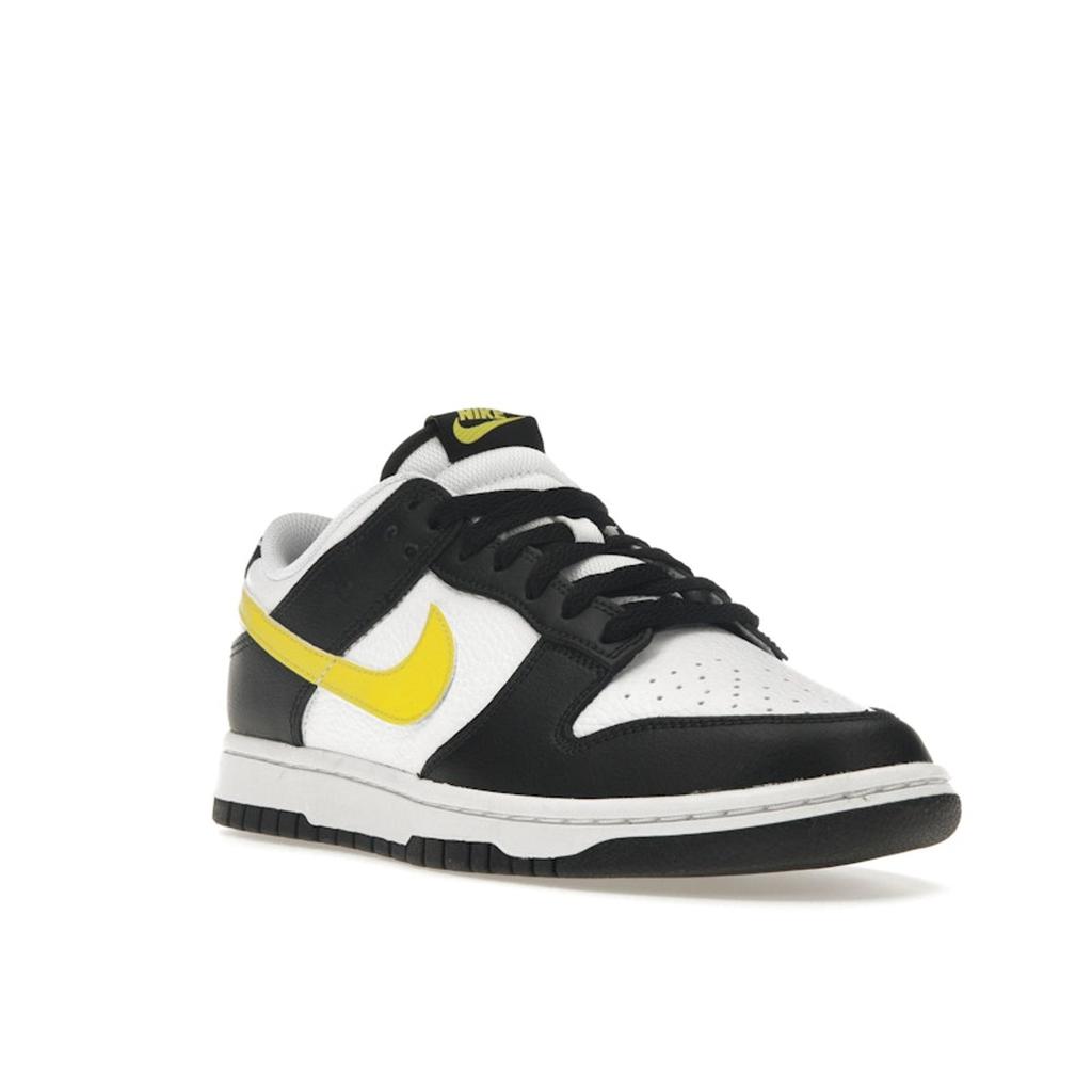 Nike Dunk Low Czarne Opti Żółte Męskie Sneakersy Białe FQ2431-001