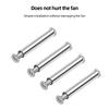 4pcs Chassis Fan Screws Quieter Operation Fixing Chassis Fan Screws Not Hurt Fan PC Case Fan Screws for DIY Modified Cooling Fan