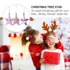 18Pcs Star Decor Christmas Plastic Hanging Ornament for Tree Home Office Hotel School Store Holiday Party Indoor Outdoor
