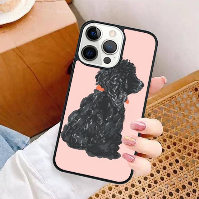 Kreslený kryt na telefon s pudlem pro iPhone 17 Air 16 16e 15 Plus pro Apple 13 11 12 14 Pro Max Kryt coque Shell